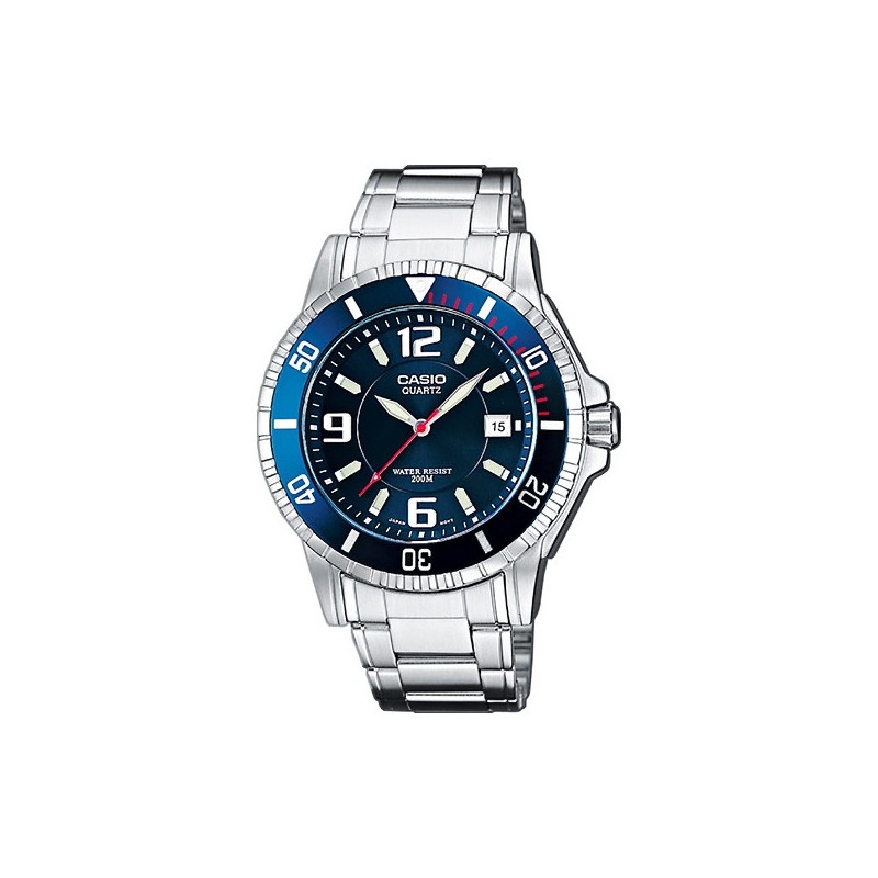 CASIO COLLECTION Mod. DIVER 200m NEOBRITE - BLUE MTD-1053D-2AVES
